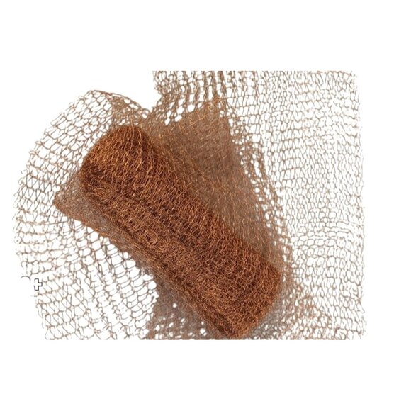 Copper Mesh Ribbon Roll for Wedding Decor Holiday Crafts Wreath Accents and Vers - Picture 1 of 6